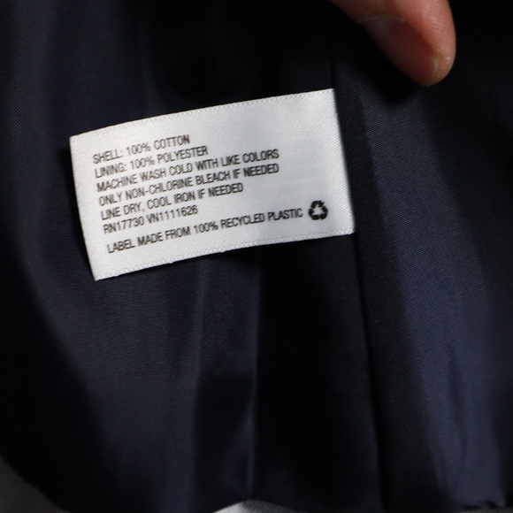 White and Gray Striped Blazer - Picture 4 of 4